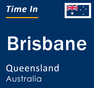 present time in brisbane queensland