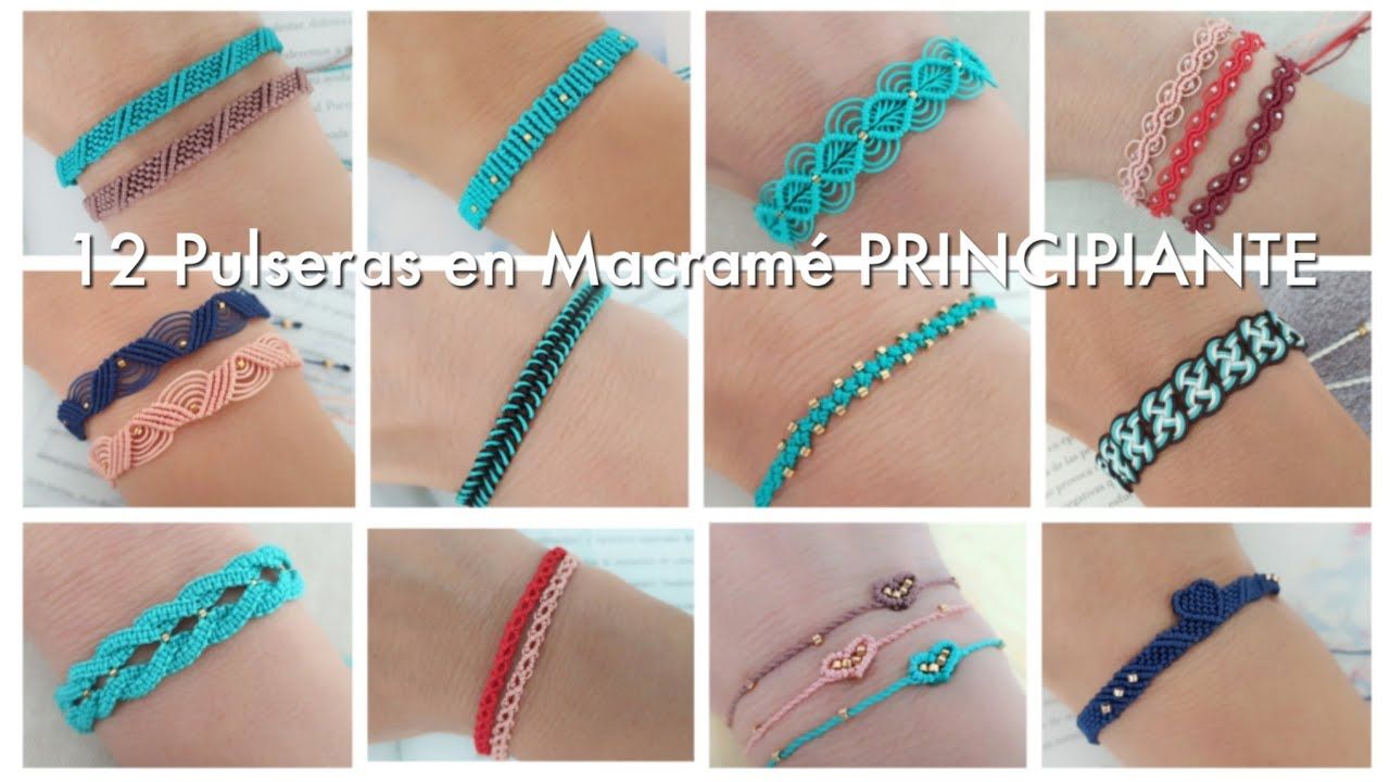 pulseras de macrame