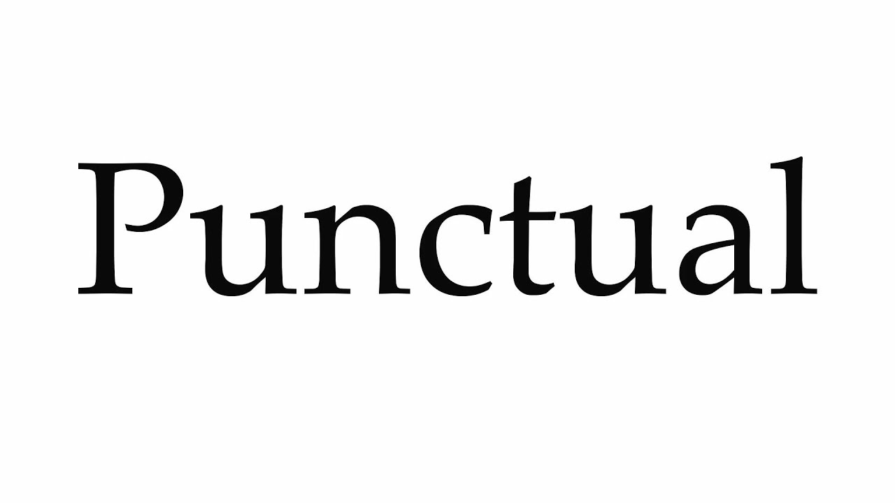 punctual pronunciation