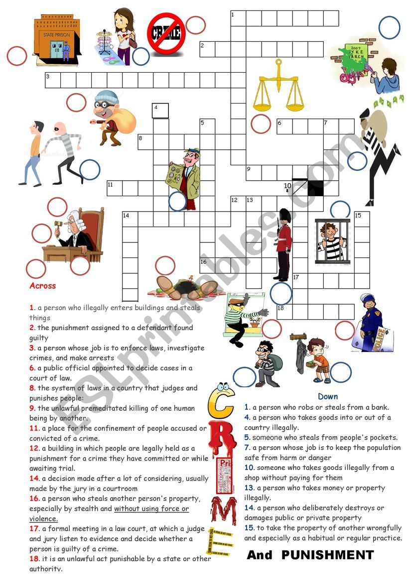 punish crossword