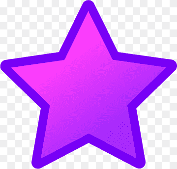 purple star clipart