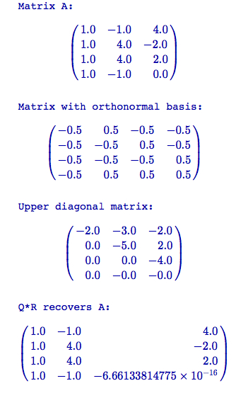 q r factorization calculator