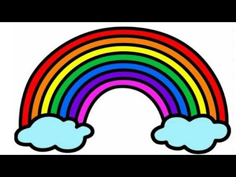 rainbow drawing video