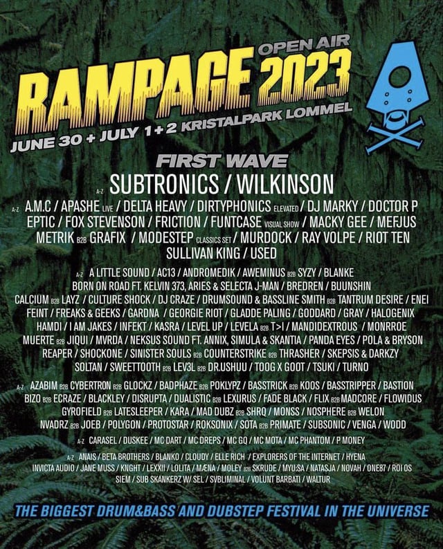 rampage open air 2019 lineup