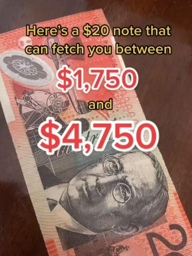 rare australian $20 notes serial numbers