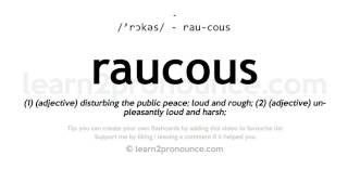 raucous meaning in tamil
