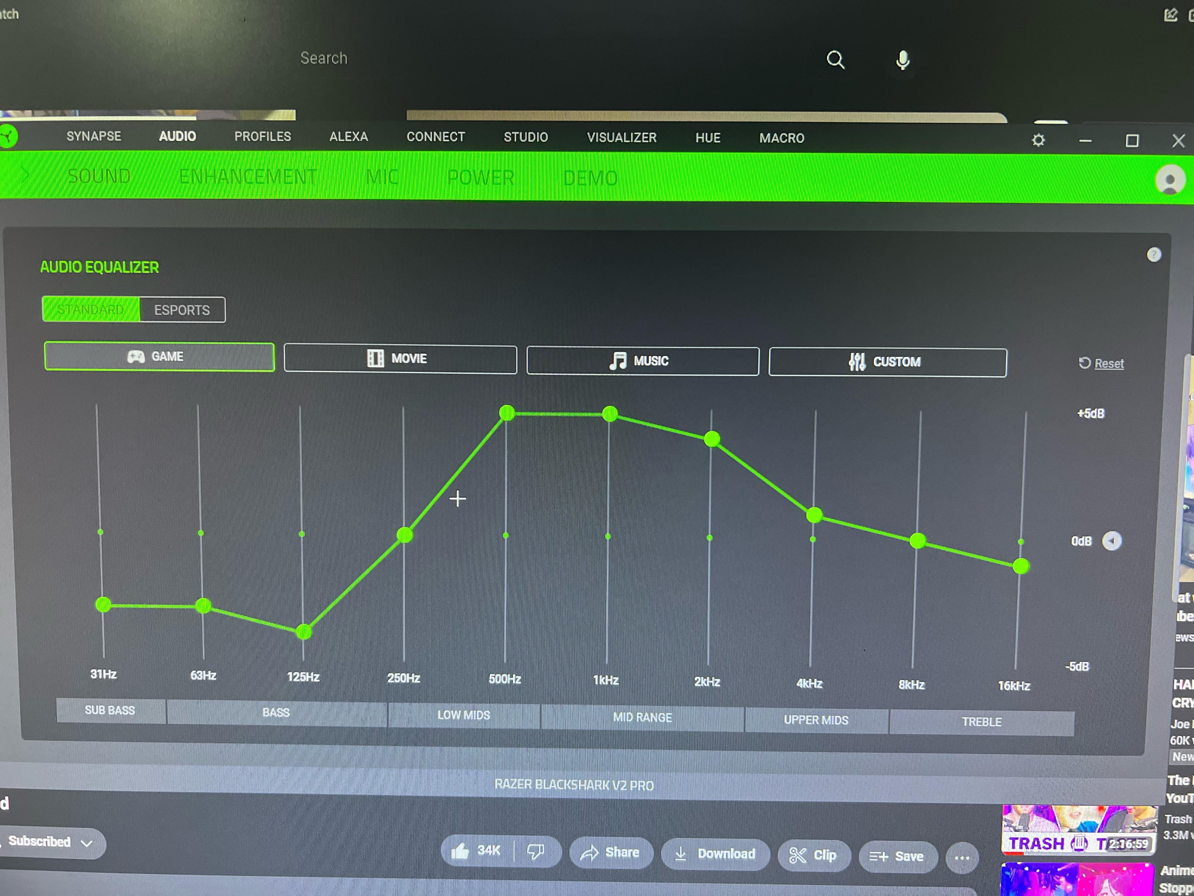 razer synapse best settings