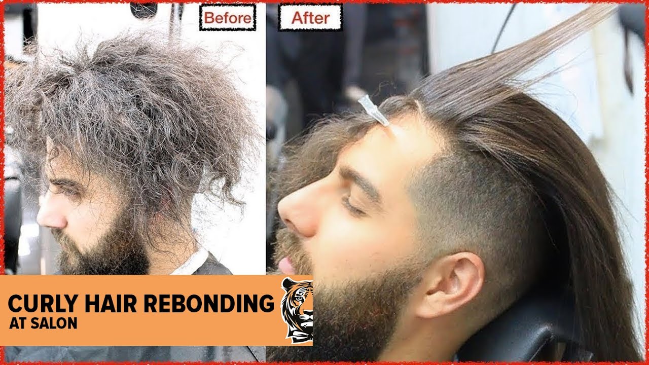 rebonding hair boy style