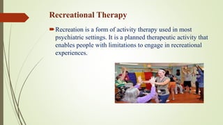 recreational therapy slideshare