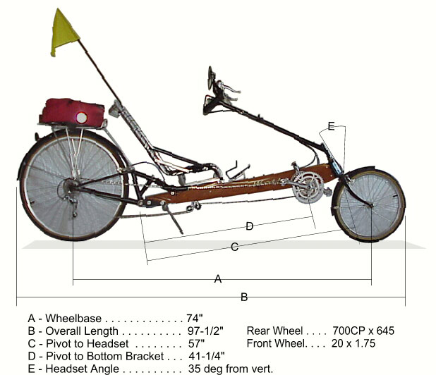 recumbent bicycle parts