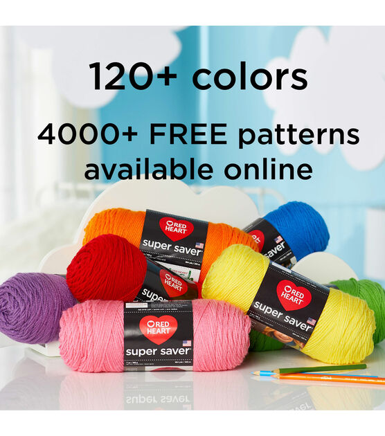 red heart super saver yarn colors