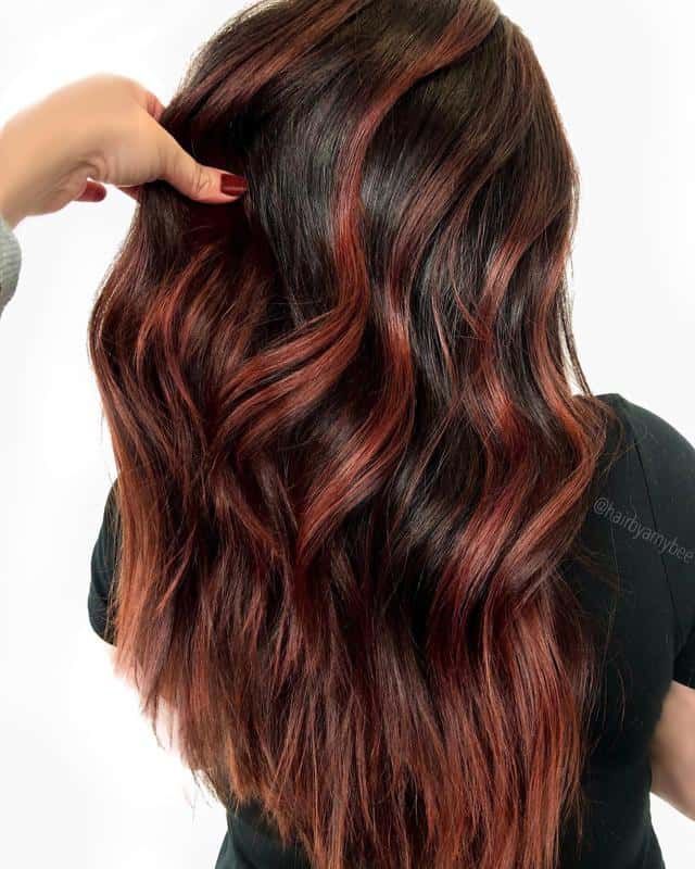 red highlights