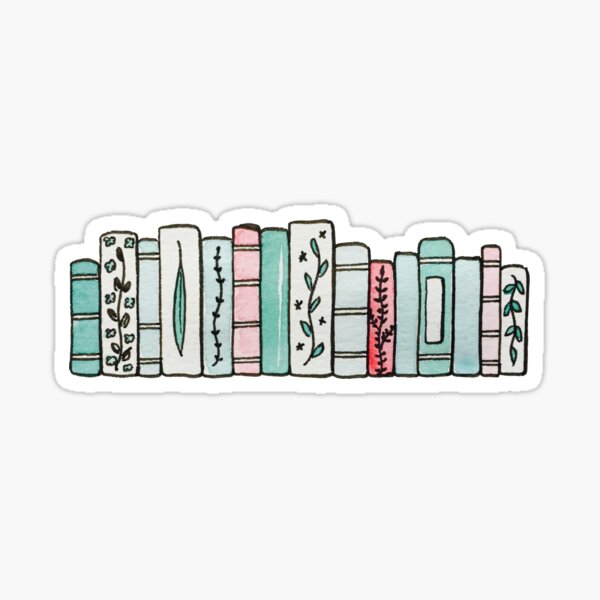 redbubble stickers books