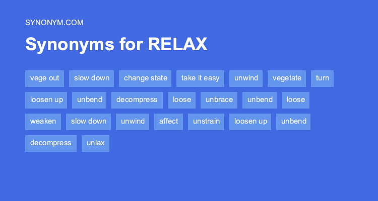 relaxed synonym