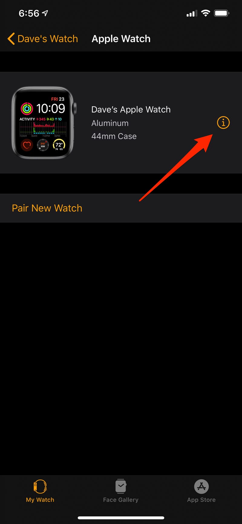 remove apple watch from account