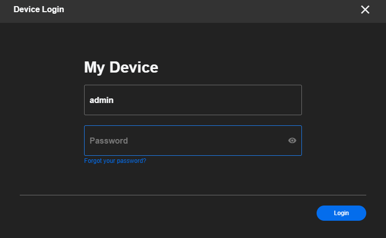 reolink default password