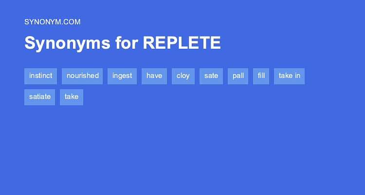 replete antonym