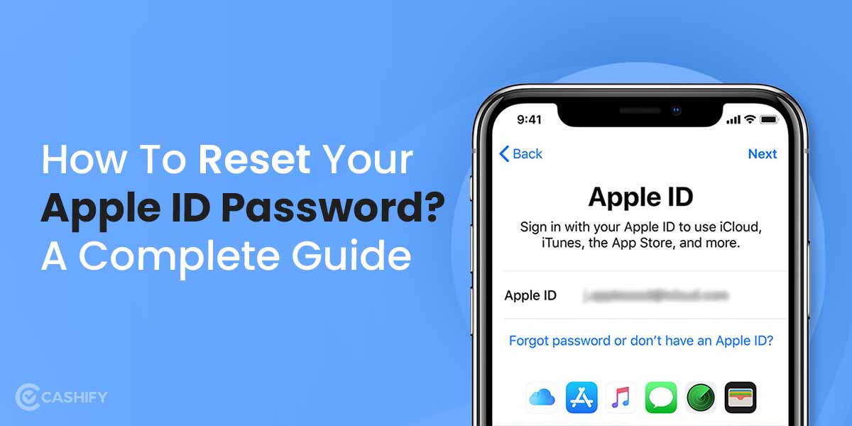 reset apple id account