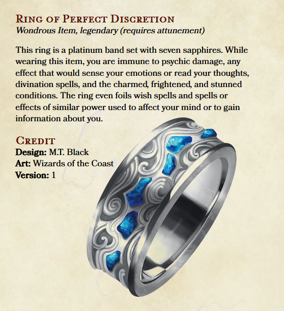 ring of invisibility 5e