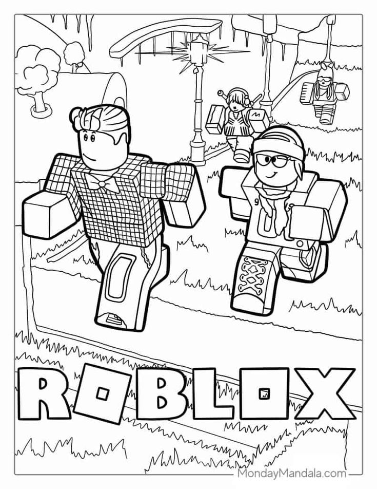 roblox coloring pages