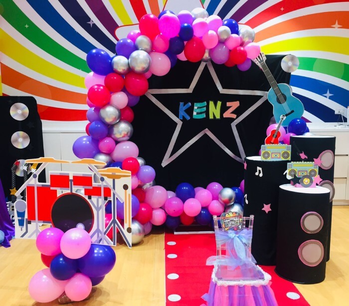 rockstar birthday party ideas