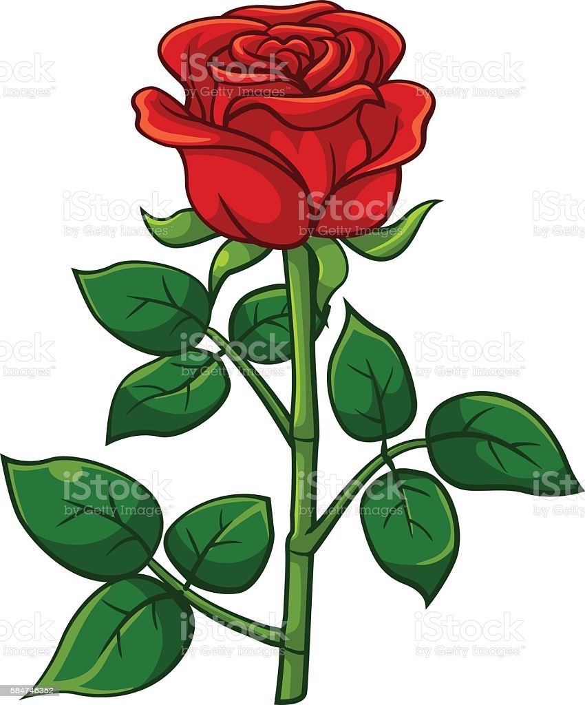 rosa rojas animadas