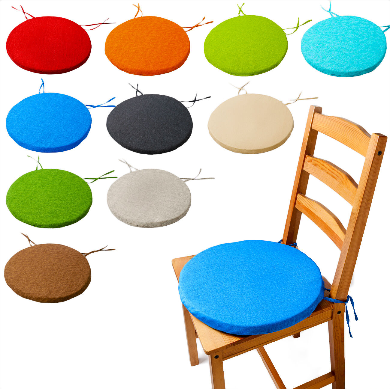 rounded seat pads