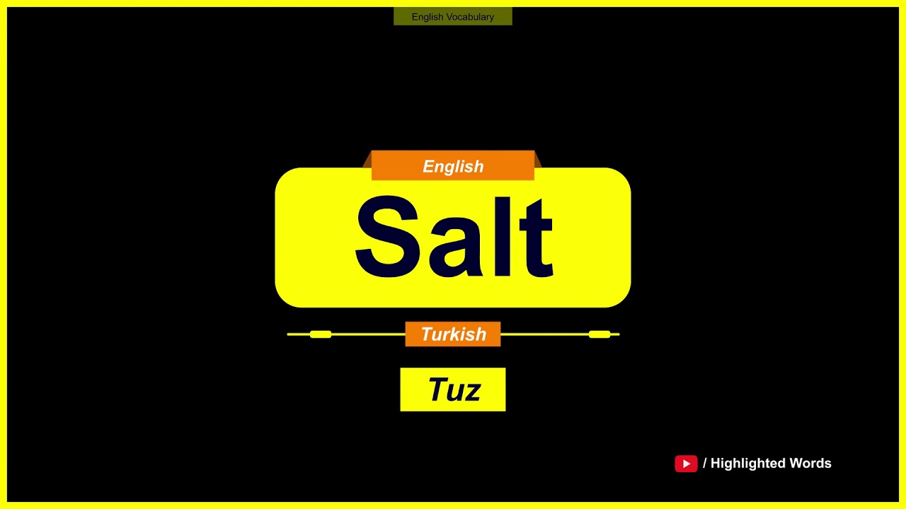 salt ne demek