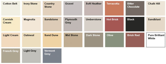 sandtex masonry paint colour range