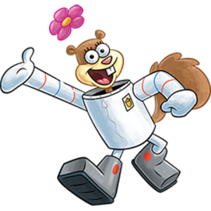 sandy cheeks transparent