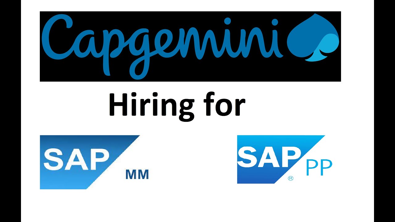 sap mm jobs in capgemini