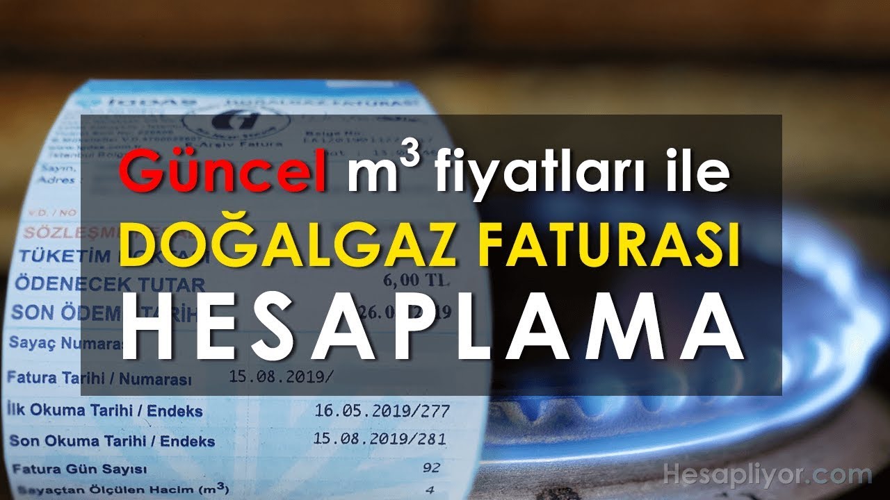 sayaçtan doğalgaz hesaplama