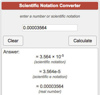 scientific notation calculator reverse