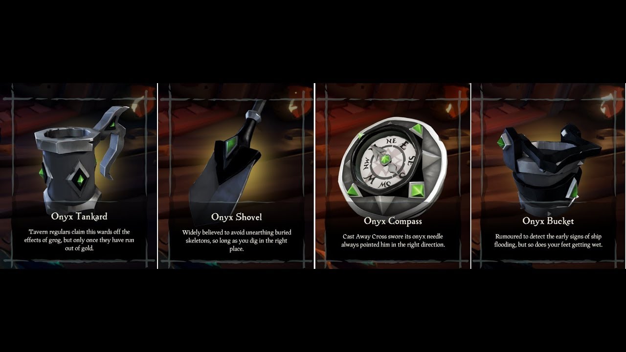 sea of thieves onyx set