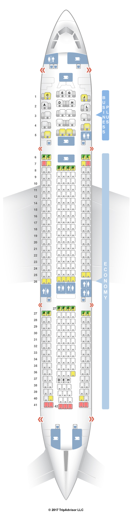 seating plan a330-200