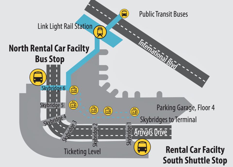 seattle airport car rental companies