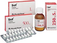 sef 250 mg 5 ml