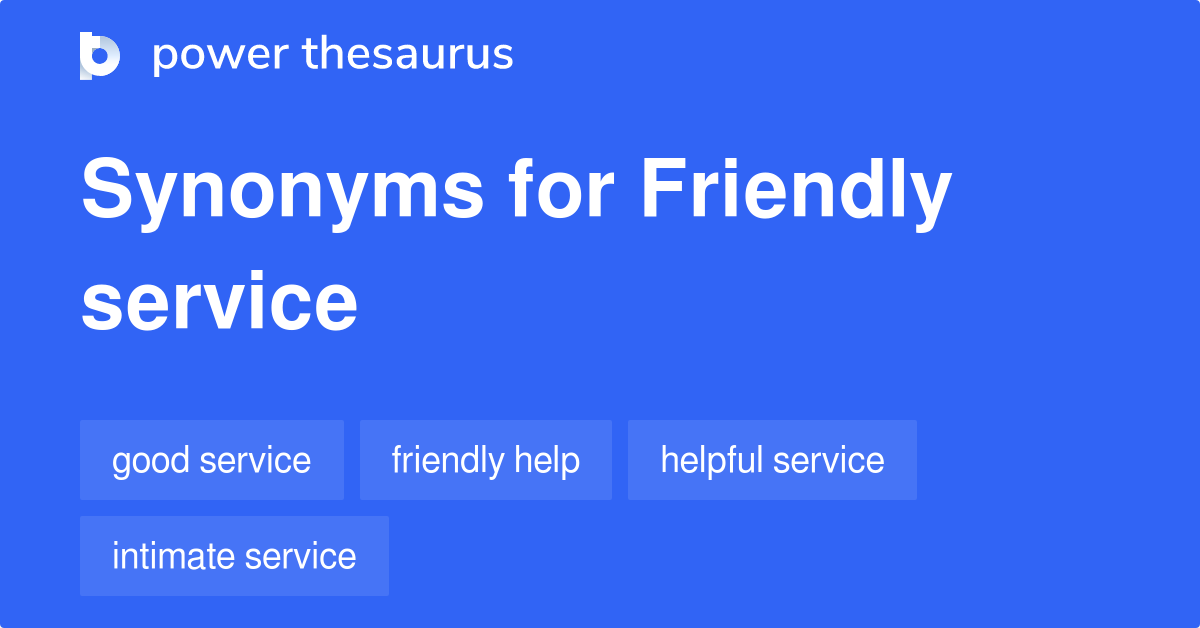 service thesaurus