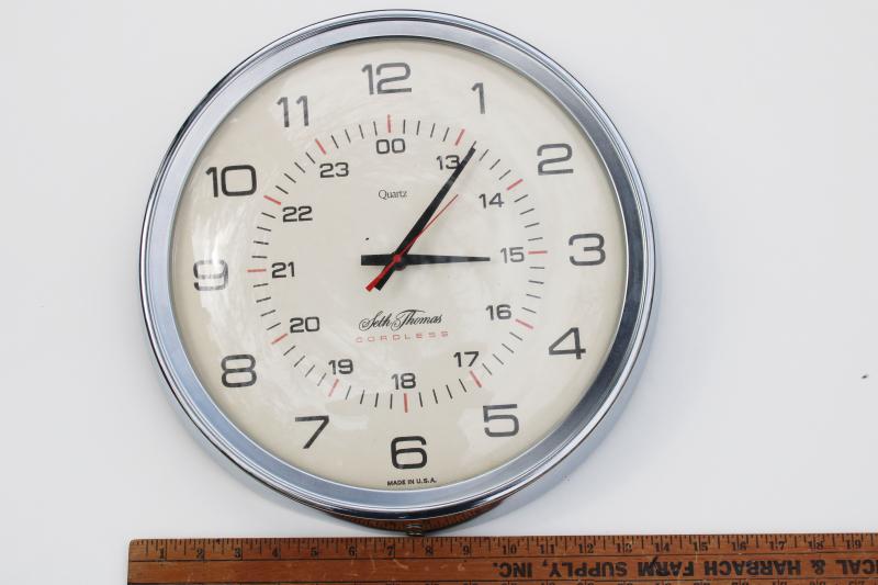 seth thomas quartz wall clock