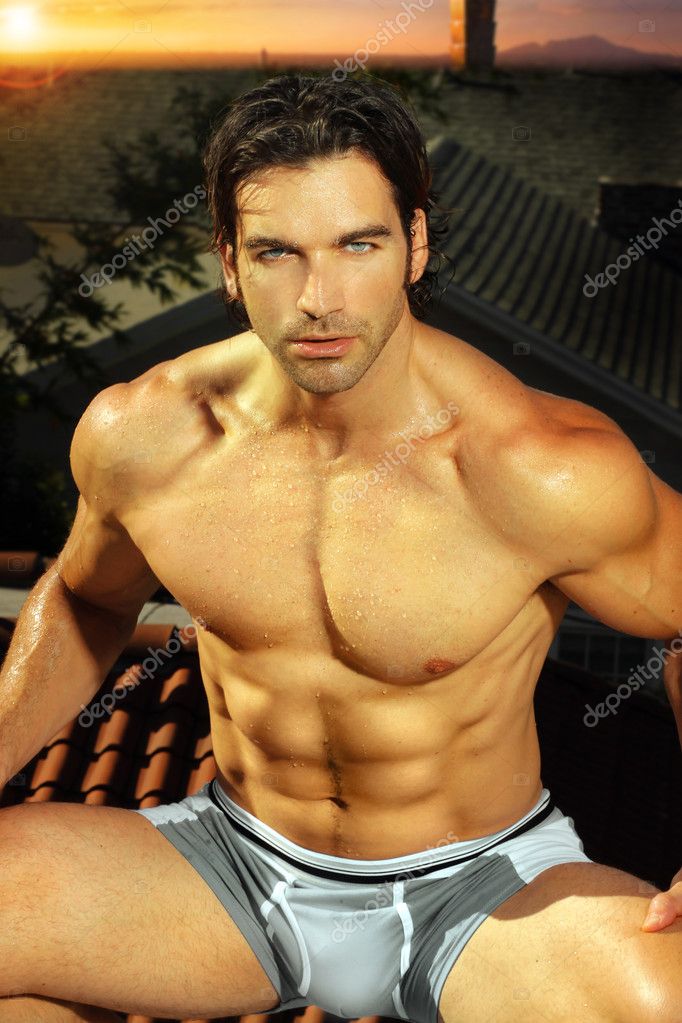 sexy men with muscles