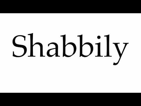 shabby pronunciation