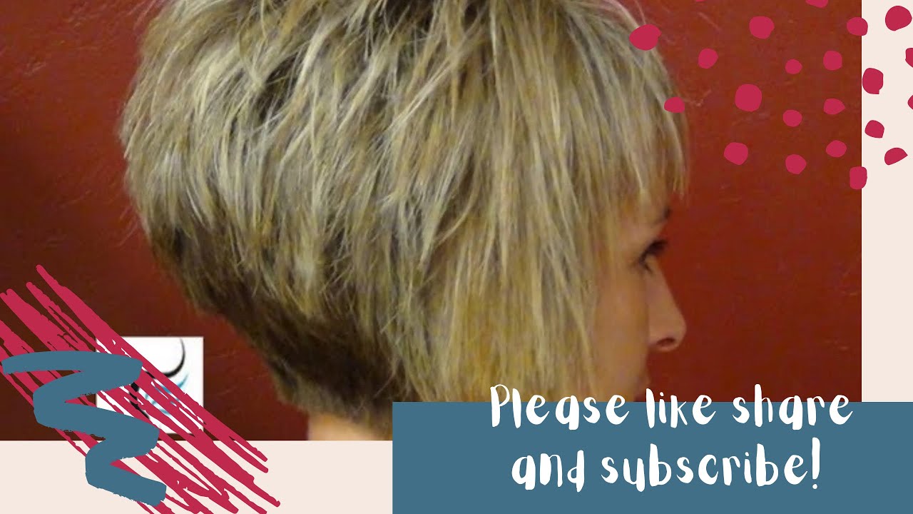 short inverted layered bob haircut