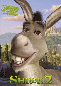 shrek donkey poster