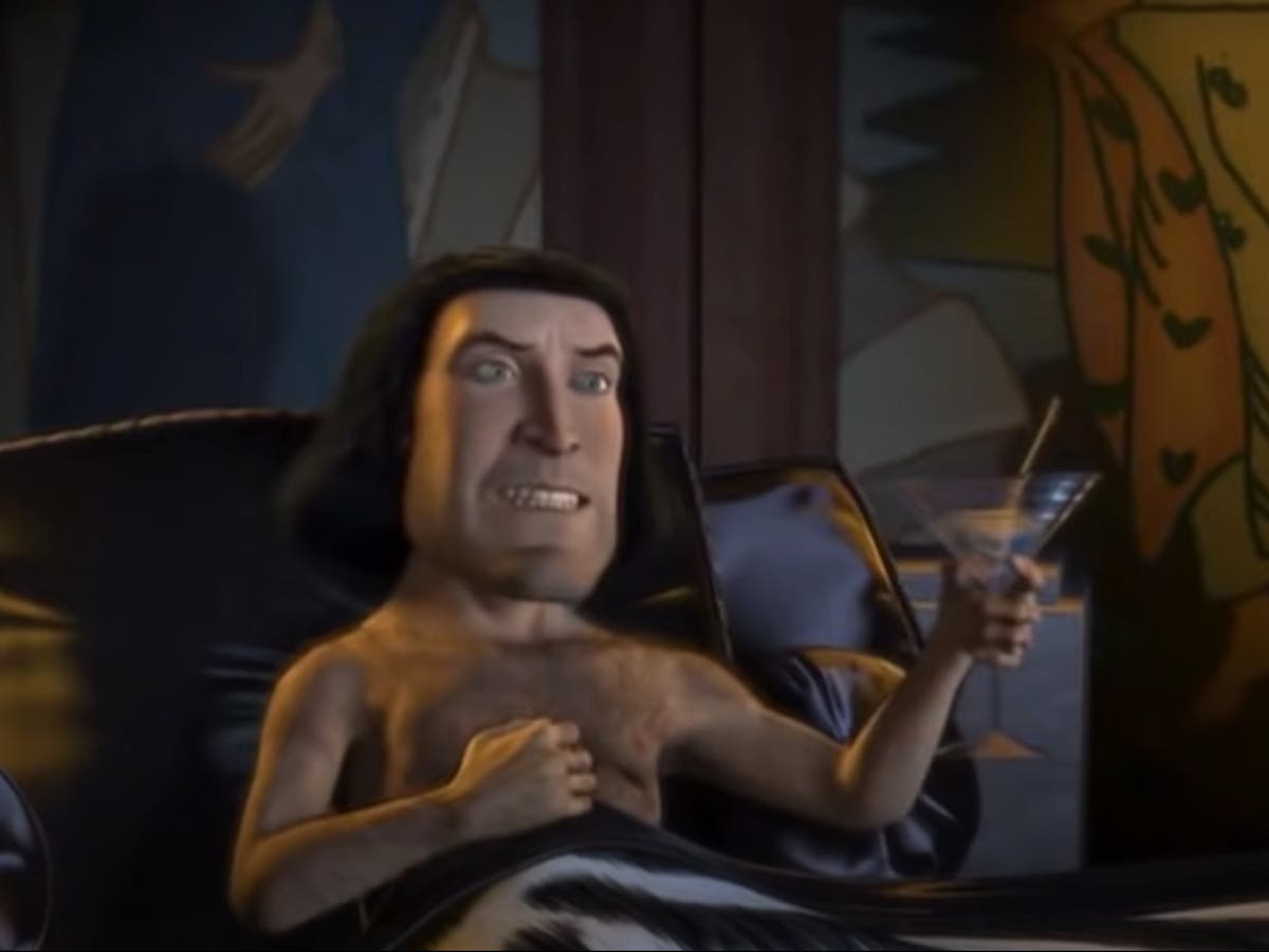 shrek lord farquaad bed