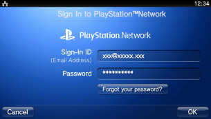 sign in to playstation network