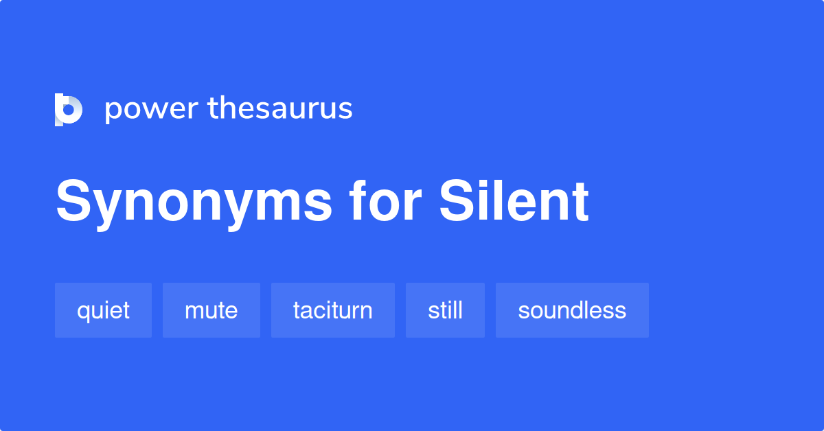 silent synonym