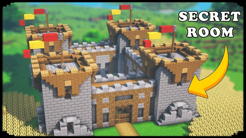 simple castle in minecraft