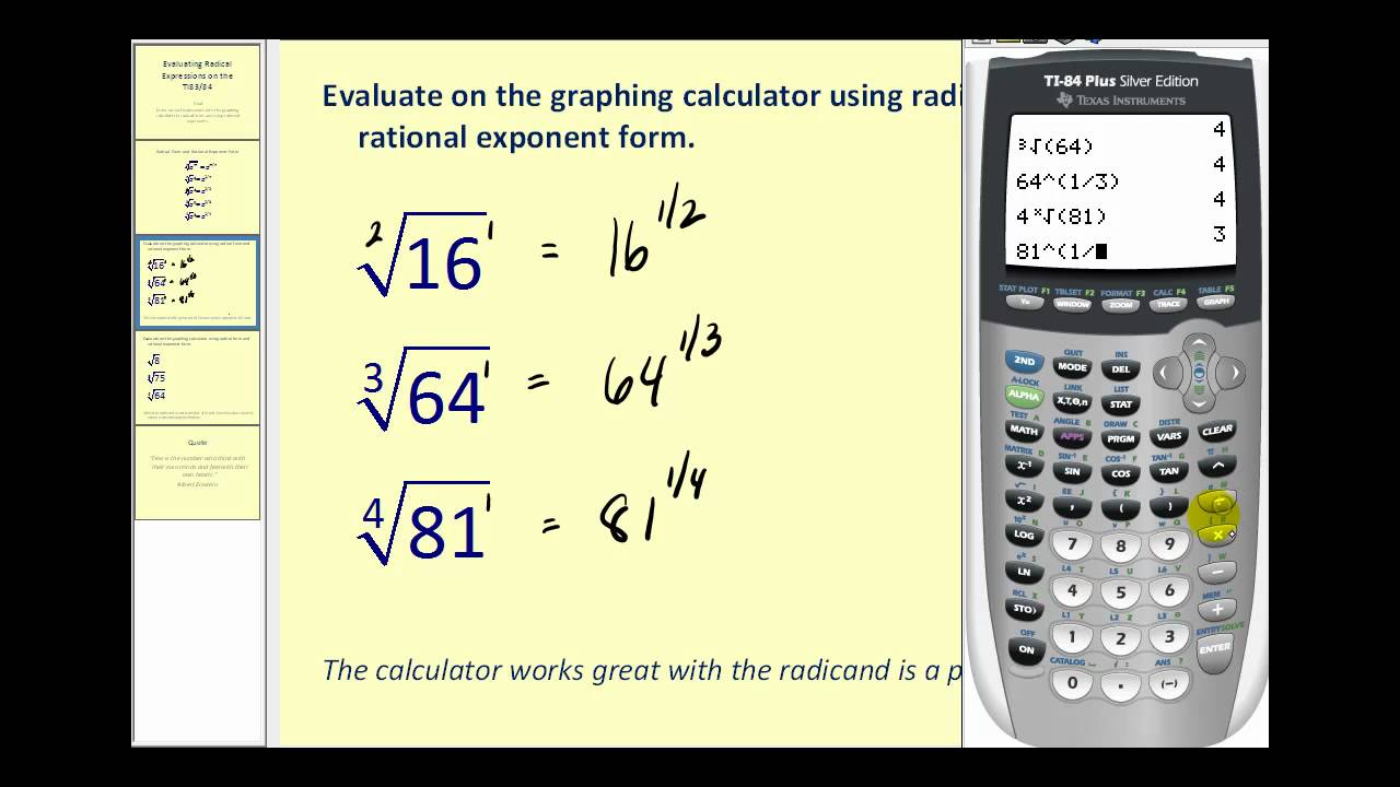 simplify a radical calculator
