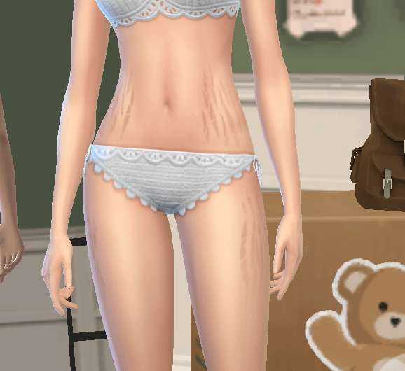 sims 4 stretch marks cc