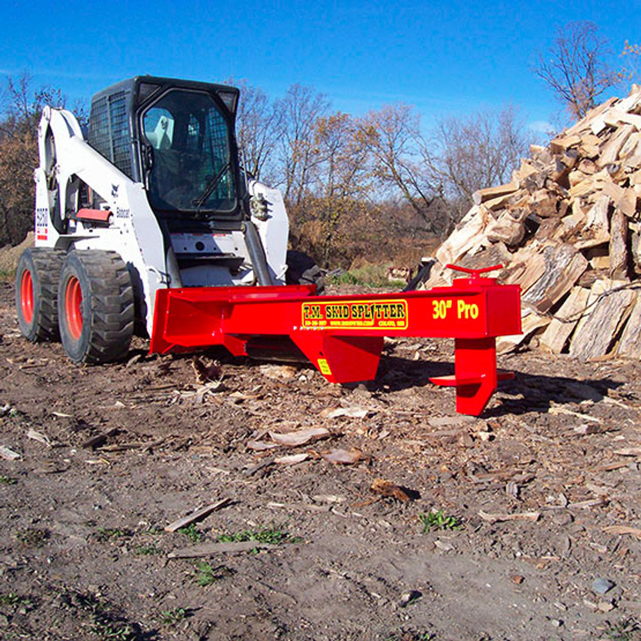 skid steer firewood splitter